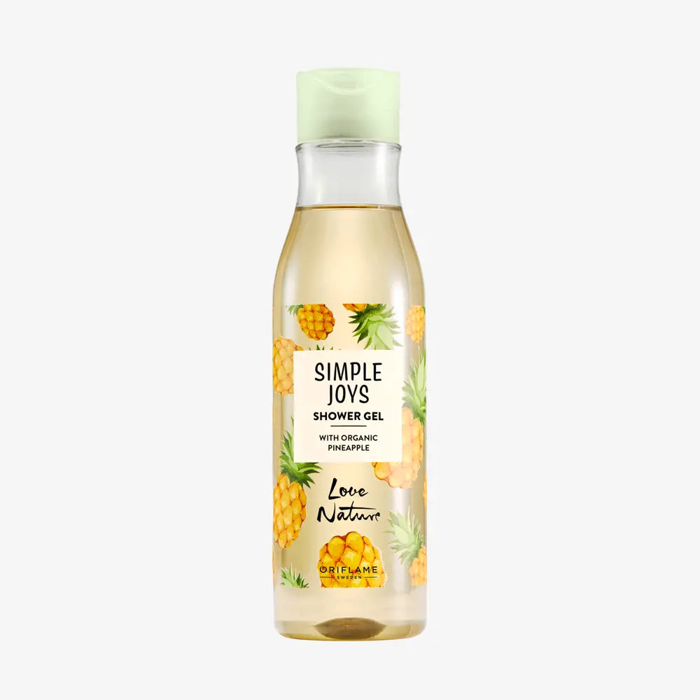 Simple Joys Organic Pineapple Shower Gel – Love Nature | Refreshing Body Wash